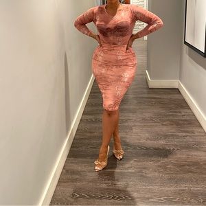 Bodysuit and skirt set